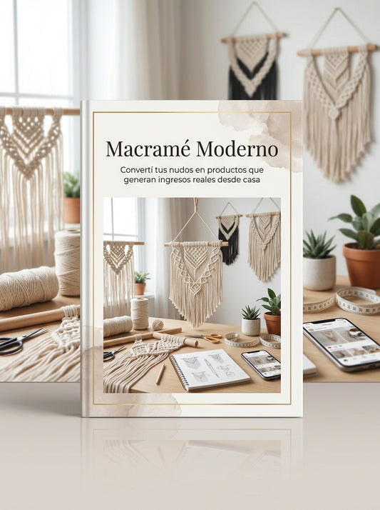 Macramé Moderno: 20 proyectos para crear y emprender